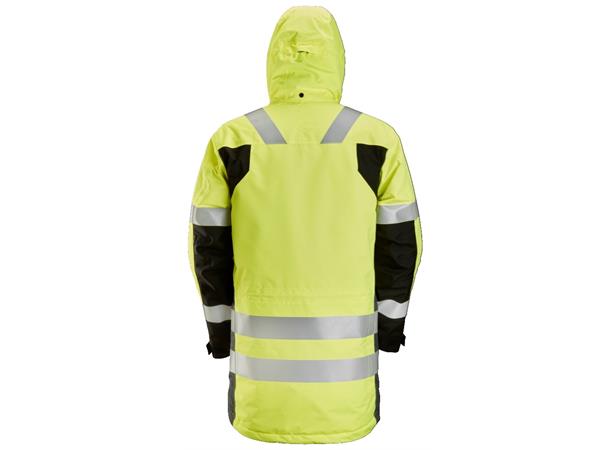 Snickers 1830 AllroundWork parkas HiVis Gul/Grå, str.S Kl.3