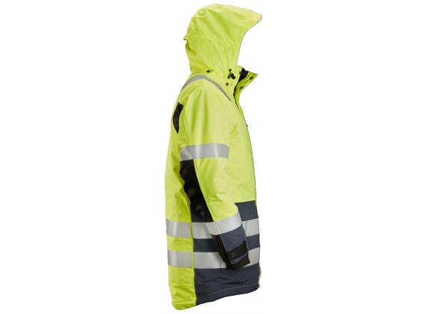 Snickers 1830 AllroundWork parkas HiVis Gul/Grå, str.XXXL Kl.3