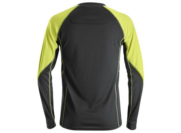 Snickers 2405 Neon Genser Svart/Gul, str.XS