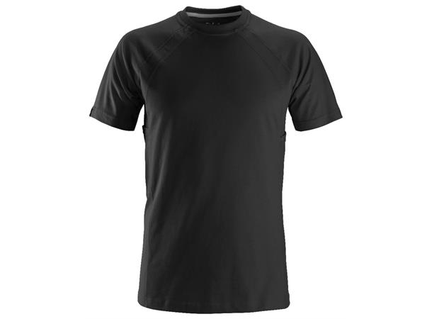 Snickers 2504 T-skjorte m/MultiPockets™ Svart, str.XS