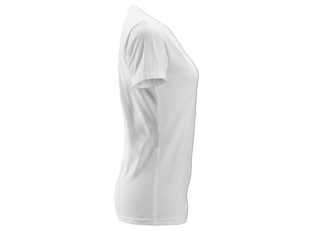 Snickers 2516 T-skjorte for dame Hvit, str.XS