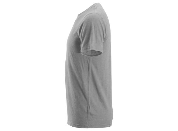 Snickers 2527 T-skjorte i ull Grå, str.XS