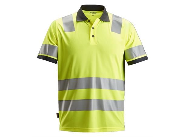 Snickers 2730 AllroundWork Poloskjorte HiVis Gul XXXL