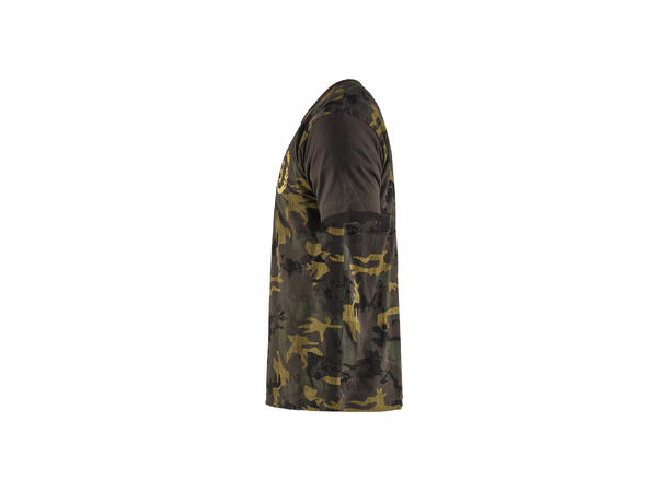 Blåkläder T-skjorte camo print Grønn, str.L