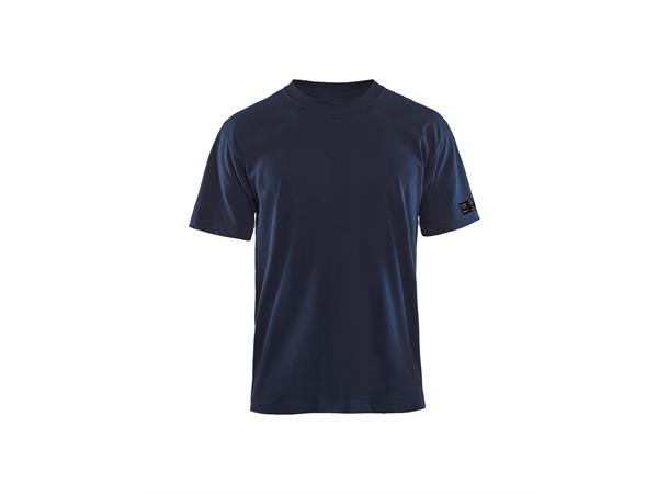 Blåkläder T-skjorte flammehemmende Marineblå, str.S