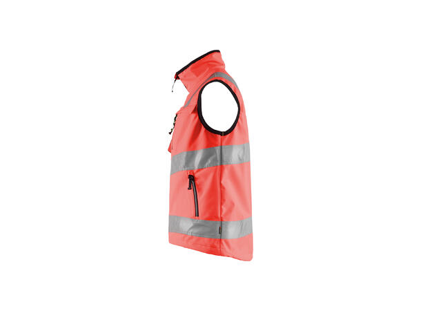 Blåkläder Vest varsel softshell HiVis Rød, str.XXXL