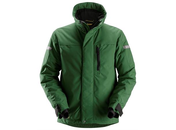 Snickers 1100 AllroundWork Vinterjakke Grønn/Svart, str.4XL