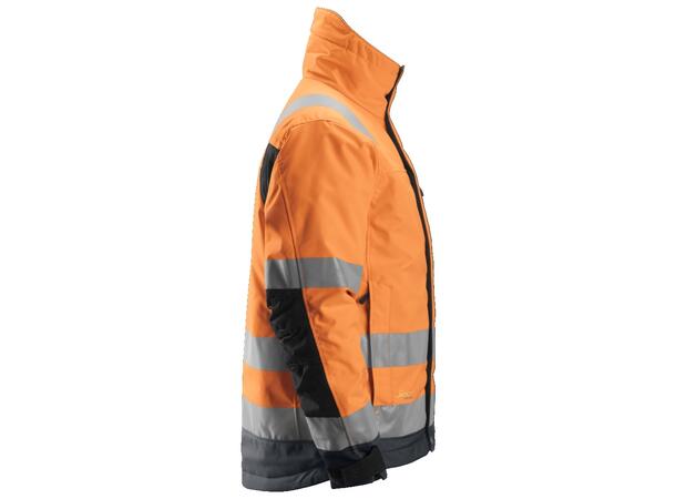 Snickers 1130 High-Vis 37.5® Vinterjakke HiVis Oransje/Grå, str.XS Kl.3, 37.5®