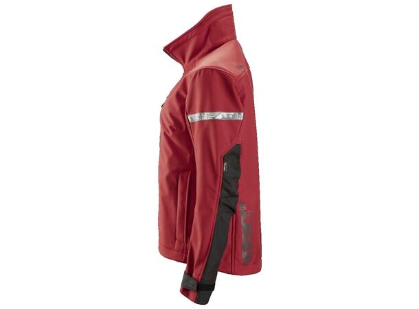 Snickers 1207 AllroundWork Rød/Svart, str.XXXL, softshelljakke