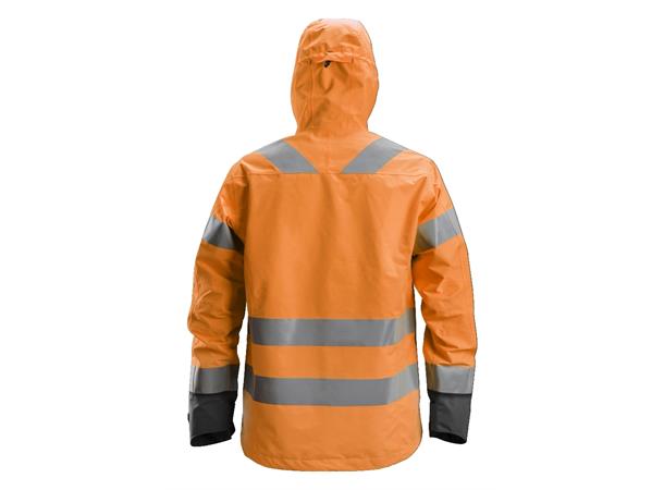 Snickers 1330 AllroundWork skalljakke HiVis Oransje/Grå, str.XS Kl.3
