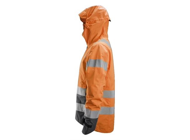 Snickers 1330 AllroundWork skalljakke HiVis Oransje/Grå, str.XS Kl.3