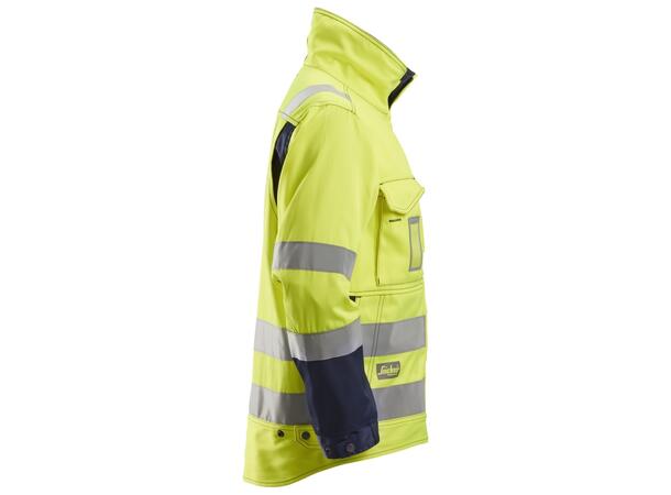 Snickers 1633 HiVis-Jakke HiVis Gul/Blå, str.XS, Kl.3