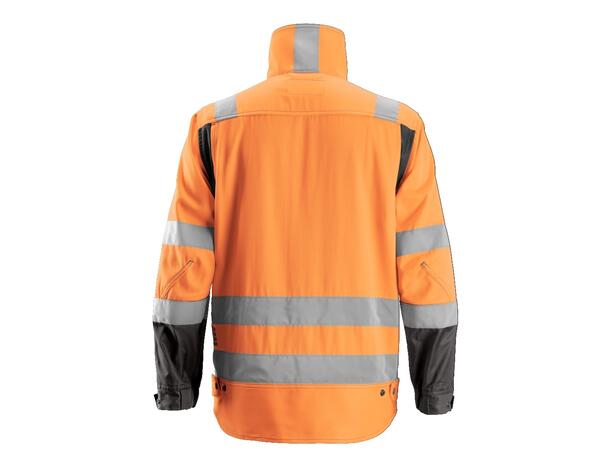 Snickers 1633 HiVis-Jakke HiVis Oransje/Svart, str.4XL, Kl.3