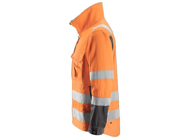 Snickers 1633 HiVis-Jakke HiVis Oransje/Svart, str.4XL, Kl.3
