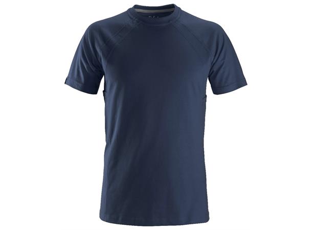 Snickers 2504 T-skjorte m/MultiPockets™ Marineblå, str.XS