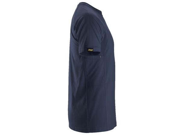 Snickers 2504 T-skjorte m/MultiPockets™ Marineblå, str.XS