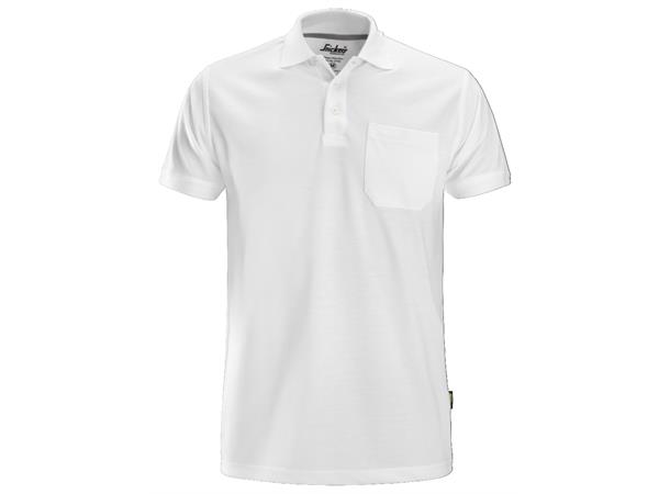 Snickers 2708 Poloskjorte Hvit, str.L