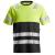 Snickers 2534 AllroundWork T-skjorte HiVis Gul/Svart, str.XS Kl.1 