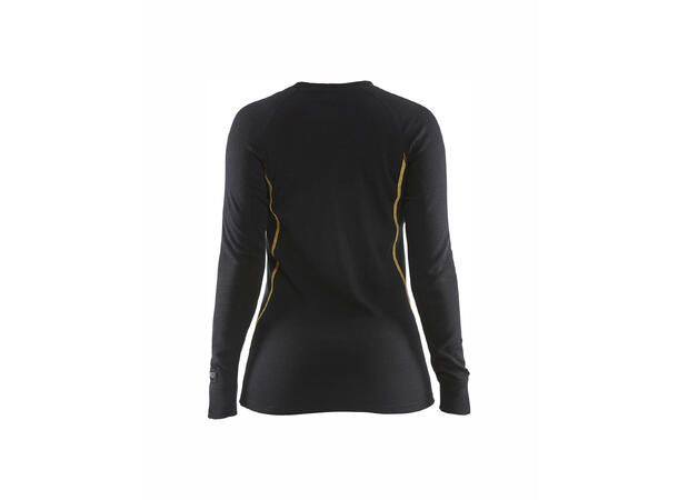 Blåkläder Safe Wool topp Svart, str.L, dame