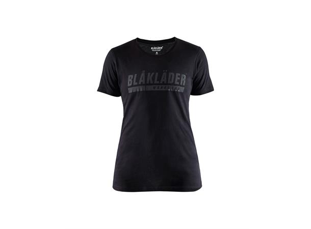 Blåkläder T-skjorte Limited Svart, str.XS, dame