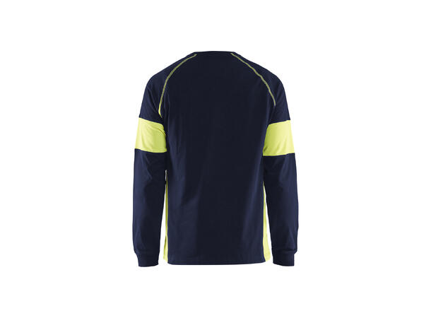 Blåkläder T-skjorte langermet Marineblå, str.4XL