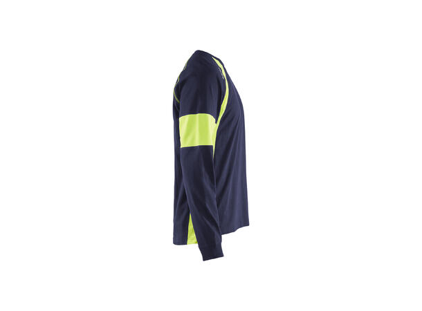 Blåkläder T-skjorte langermet Marineblå, str.4XL