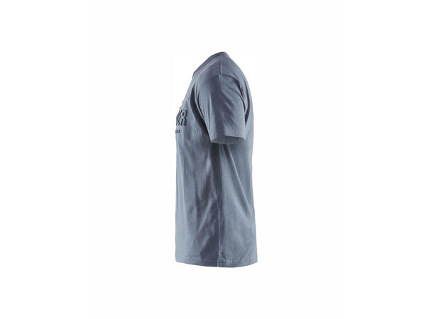 Blåkläder T-skjorte med 3D-print Blå, str.4XL