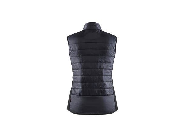 Blåkläder Vest vattert Svart/Gul, str.XL, dame