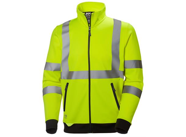 Helly Hansen Addvis genser med glidelås HiVis Gul, str.S
