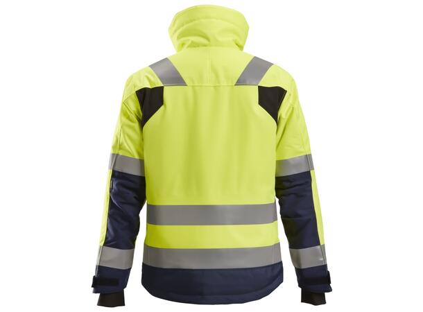 Snickers 1130 High-Vis 37.5® Vinterjakke HiVis Gul/Blå, str.XS Kl.3