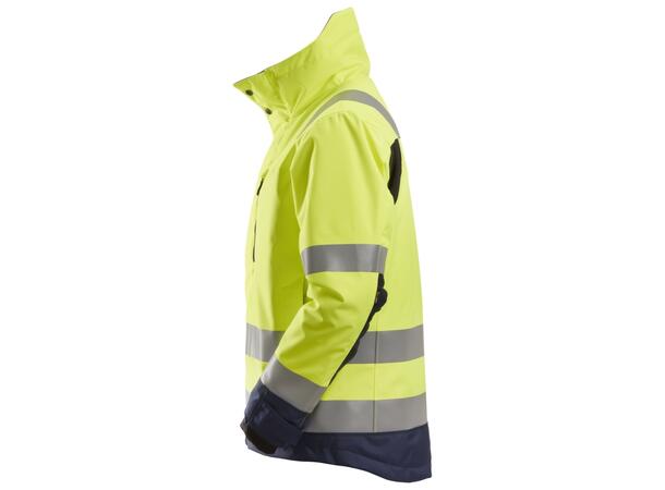 Snickers 1130 High-Vis 37.5® Vinterjakke HiVis Gul/Blå, str.XS Kl.3