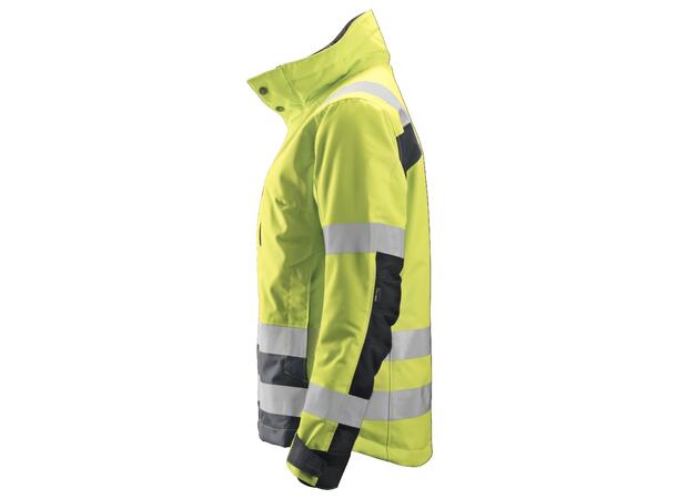 Snickers 1137 AllroundWork vinterjakke HiVis Gul/Grå, str.4XL Kl.2/3