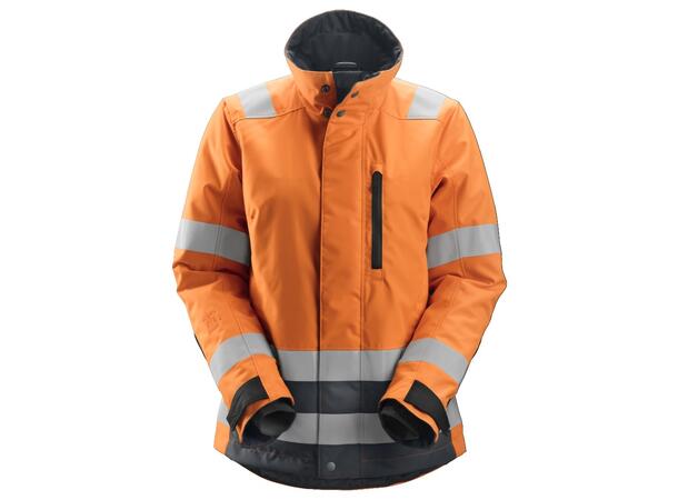 Snickers 1137 AllroundWork vinterjakke HiVis Oransje/Grå, str.XL Kl.2/3