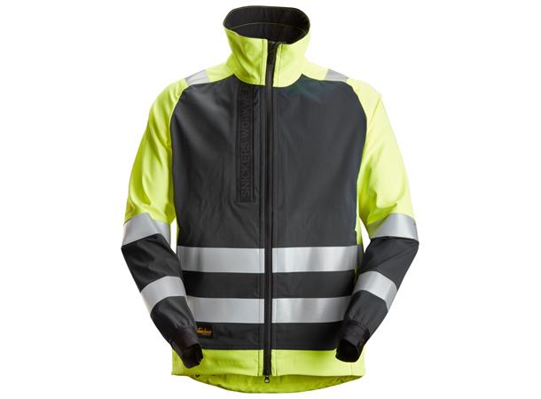 Snickers 1539 AllroundWork vinterjakke HiVis Gul/Svart, str.S Kl.2