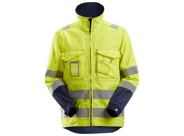Snickers 1633 HiVis-Jakke HiVis Gul/Blå, str.XXXL, Kl.3