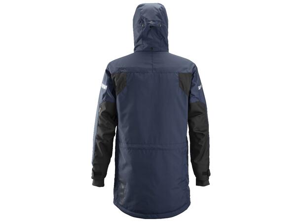 Snickers 1800 AllroundWork vinterparkas Marineblå/Svart, str.XS