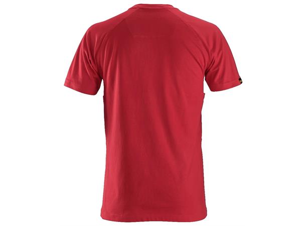 Snickers 2504 T-skjorte m/MultiPockets™ Rød, str.XS