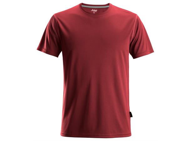 Snickers 2558 AllroundWork T-skjorte Rød, str.XS