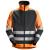 Snickers 1539 AllroundWork vinterjakke HiVis Oransje/Svart, str.XS Kl.2 