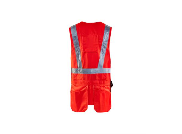 Blåkläder Håndverksvest Varsel HiVis Rød, str.XL