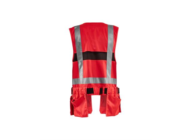 Blåkläder Håndverksvest varsel HiVis Rød, str.4XL