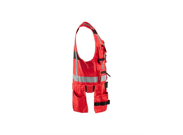 Blåkläder Håndverksvest varsel HiVis Rød, str.4XL