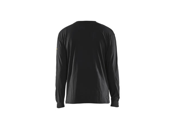 Blåkläder T-skjorte langermet Svart, str.4XL, flammehemmende
