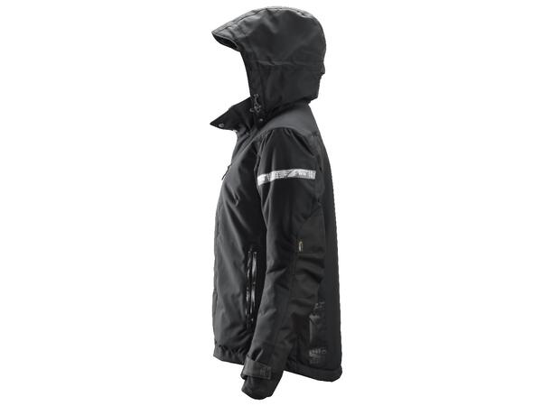 Snickers 1127 AllroundWork Vinterjakke D Svart, str.XL m/hette
