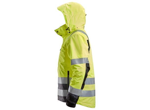 Snickers 1132 vinterjakke, Kl.3 HiVis Gul/Svart XS