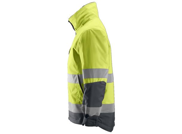 Snickers 1138 Core vinterjakke, Kl.3 HiVis Gul/Grå, str.L