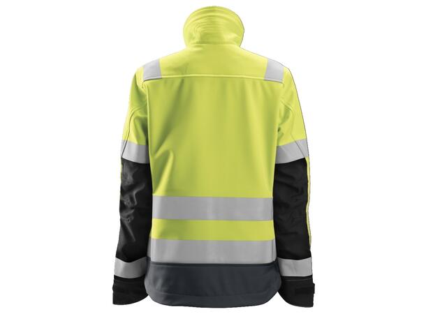 Snickers 1237 AllroundWork Damejakke HiVis Gul/Grå XL