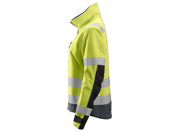 Snickers 1237 AllroundWork Damejakke HiVis Gul/Grå XL