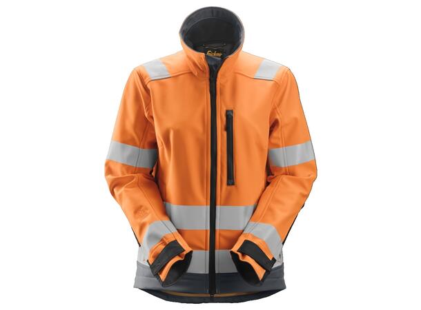 Snickers 1237 AllroundWork Damejakke HiVis Oransje/Grå 4XL