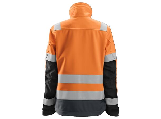 Snickers 1237 AllroundWork Damejakke HiVis Oransje/Grå 4XL